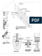 Detalle de Baranda Tipo 1