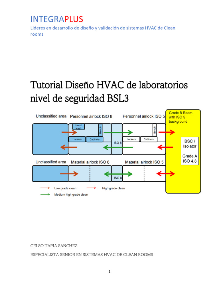 Diseño HVAC para Laboratorios BSL-3 | PDF | Laboratorios | Ventilación ...