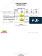 Calendário de Provas Com. Social (PP) CS6P28 e CS7P28 - 2023 1 - Correto