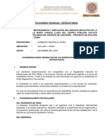 Especificaciones Tecnicas Estructuras - I.E. Mario Vargas Ll.-2022