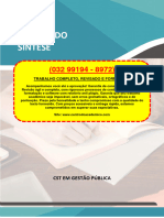 Resolução - (032 99194 - 8972) - Projeto Integrado – Cst Em Gestão Pública