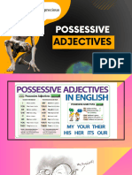 English Possessive Adjectives and Pronouns