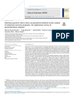 Nutrition Practices With a Focus on Parenteral Nut