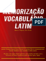 Memorização de Vocabulário Da Língua Latina 
