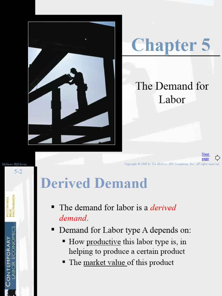 Chapter 5 - The Demand For Labor - Spring 2024 | PDF | Elasticity ...
