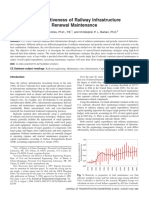 Cost-Effectiveness of Railway Infrastructure