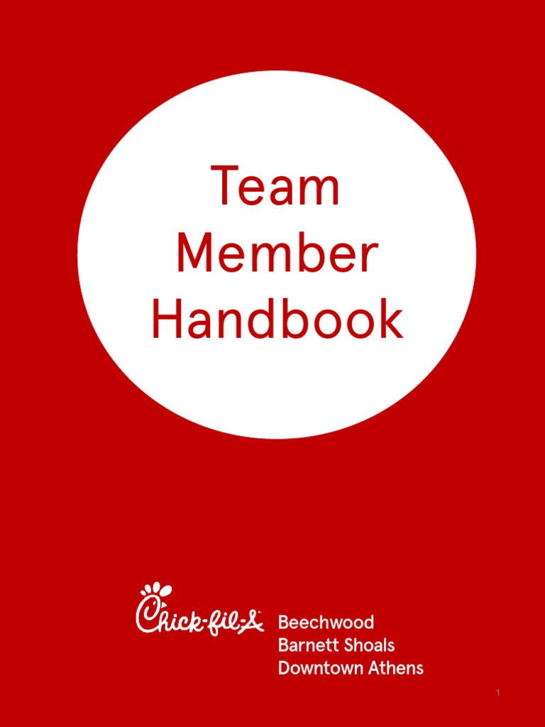 Chick-fil-A Team Member Handbook | PDF | Sexual Harassment | Discrimination