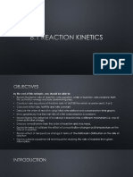 8.1 Reaction Kinetics