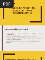 Tipos de Textos Informativos