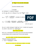 Análisis de "Vigas" de Concreto Reforzado: Máx Calculado Min