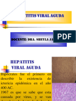 Hepatitis Viral Aguda: Docente: Dra. Sheyla Jaldin A