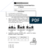 PRUEBA MAT - 3ro Grado