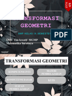 Modul 9.3.5 Menjelaskan Transformasi Geometri