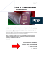 Curso de Gestión de Ciudadanía Italiana - 2do Módulo