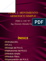 MOVIMIENTO ARMONICO SIMPLE