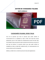 Curso de Gestión de Ciudadanía Italiana - Modulo 6