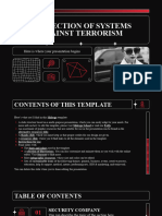 Protection of Systems Against Terrorism by Slidesgo