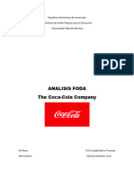 Analisis FODA-The Coca-Cola Company