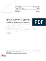 Proyecto de Norma PNMP 022 Metrológica Peruana 2023: 2023-01-20 2 Edición