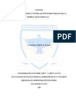 Propuesta de Gestión y Control de Inventarios Fisicos para La Empresa Celis Parts S.A.S