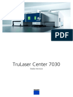 TRUMPF Technical Data Sheet TruLaser Center 7030
