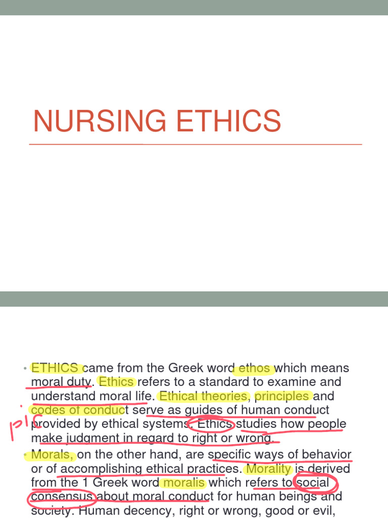 Chapter 7 Nursing Ethics | PDF | Morality | Informed Consent