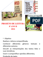 Projeto Leitura - Língua Portuguesa