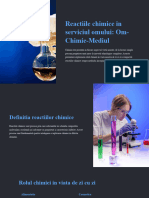 Reactiile Chimice in Serviciul Omului Om Chimie Mediul