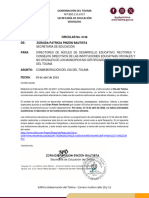 Circular 0138 de 2024 Directriz Dia Del Tolima