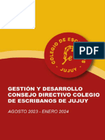 Gestion y Desarrollo Consejo Directivo Colegio de Escribanos de Jujuy