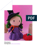 Bruja Abobora Muneca PDF Amigurumi Patron Gratis