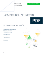 IC Project Management Communication Plan 27467 - WORD - ES