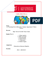 ANALISIS LA TECNOLOGÍA EN LA EDUCACIÓN