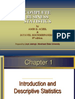 Complete Business Statistics: by Amir D. Aczel & Jayavel Sounderpandian 6 Edition