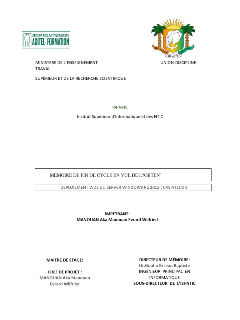 Déploiement WDS sur Windows Server 2012 | PDF | Mot de passe | Serveur ...