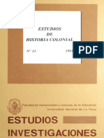 Estudios de Historia Colonial