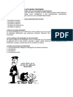 Juicio Critico Sobre Las Principales Ideologías