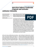 Oncolytic Parapoxvirus Induces Gasdermin E-Mediated Pyroptosis and Activates Antitumor Immunity