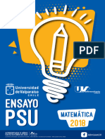 Ensayo PSU 2018 Matematicas