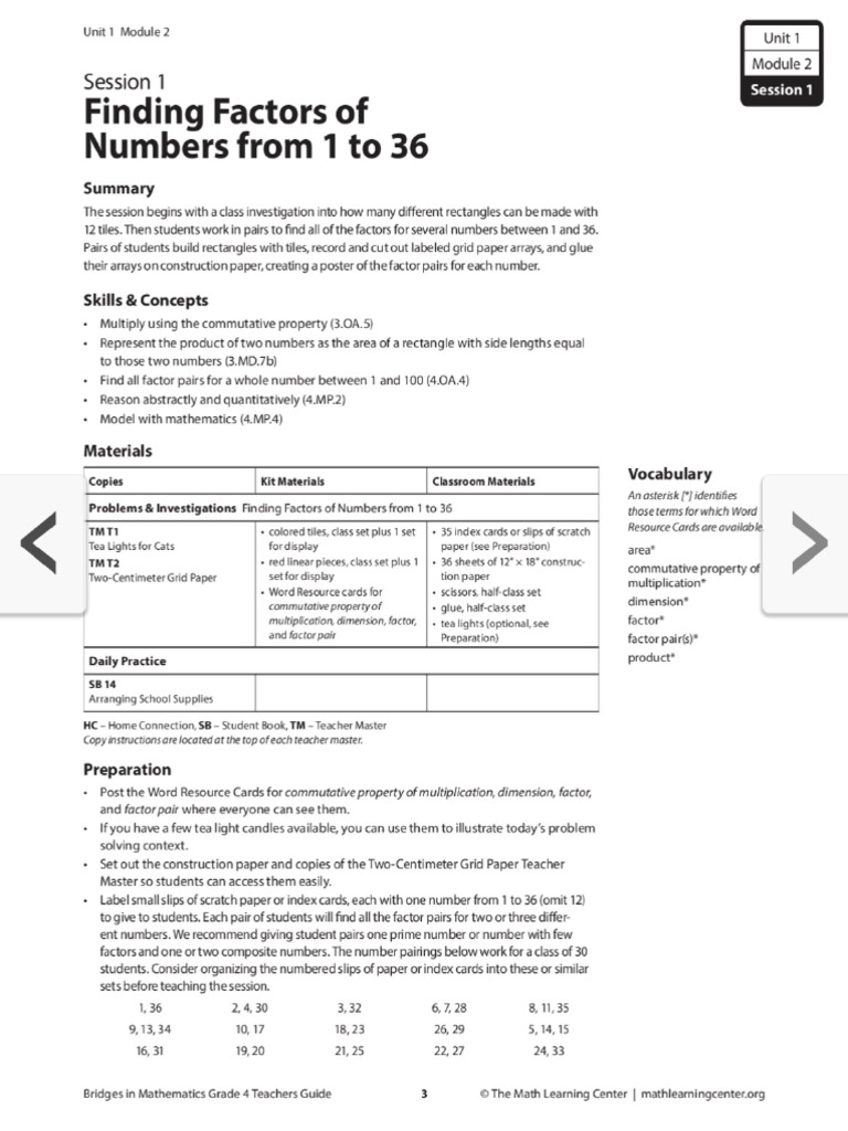 View Online Bridges Grade 4 Teachers Guide - Uni | PDF