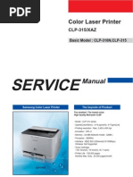 Download Samsung CLP-315 Service Manual by Rogrio Marcon SN72164404 doc pdf