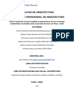 Cómo Responde La Funcionalidad Arquitectónica de Las Viviendas Unifamiliares de Galilea - Piura Ante El Periodo Lluvioso 2023 - Documentos de Google