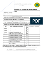 Registro - Frequencia - Extensão - Fake - Ricardo