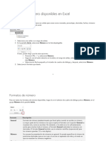 Cápsula 1formatos de Número Disponibles en Excel