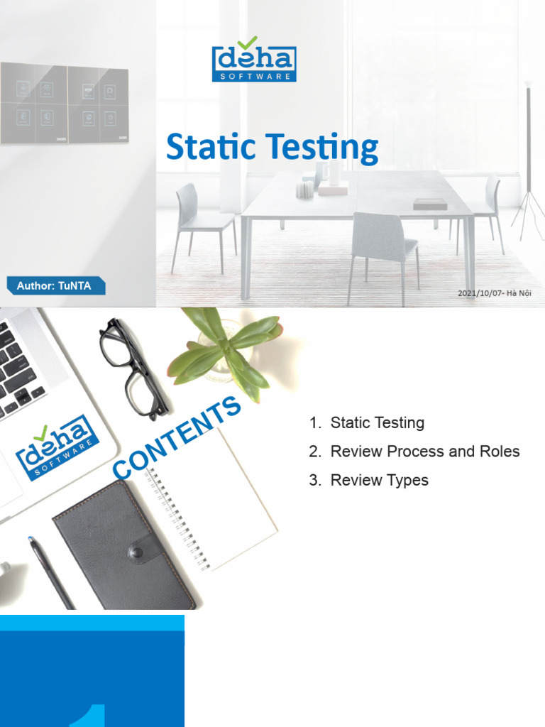Lesson 2.2-Static Testing | PDF