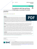 Physiotherapy For Patients With Hip and Knee Osteoarthritis in Germany: A Survey of Current Practice