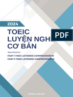 Sách Luyện Nghe p1 p2 Cơ Bản 2024