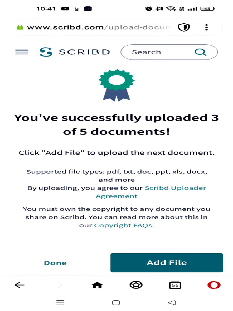 Scribd Document Upload Guide | PDF