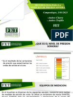 METODOLOGIA PARA LA MEDICION DE PRESION SONORA