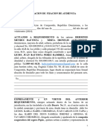 ) Notificacion de Fijacion de Audiencia Seguro Pepin-Herminio Mendez Bautista y Mirta Ironelis